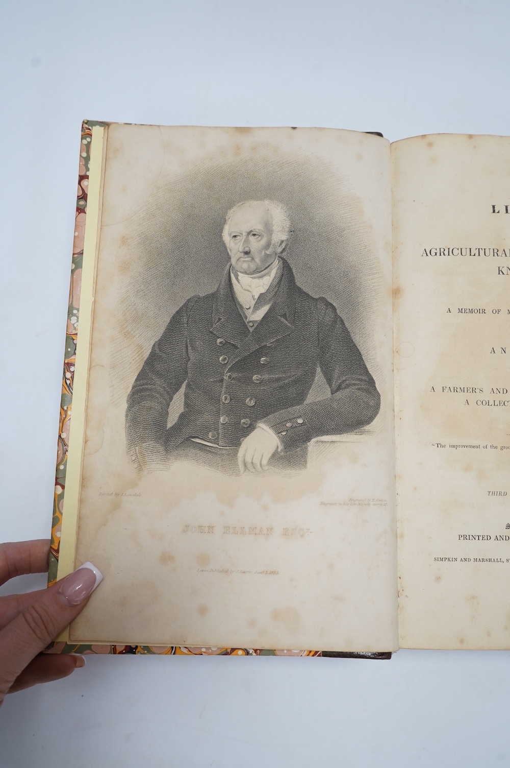 Marshall, William - Minutes, Experiments, Observations...on Agriculture.....in the Southern Counties. new edition. To which is prefixed a Sketch of the Vale of London, and an outline of its rural economy....2 vols. 2 fol